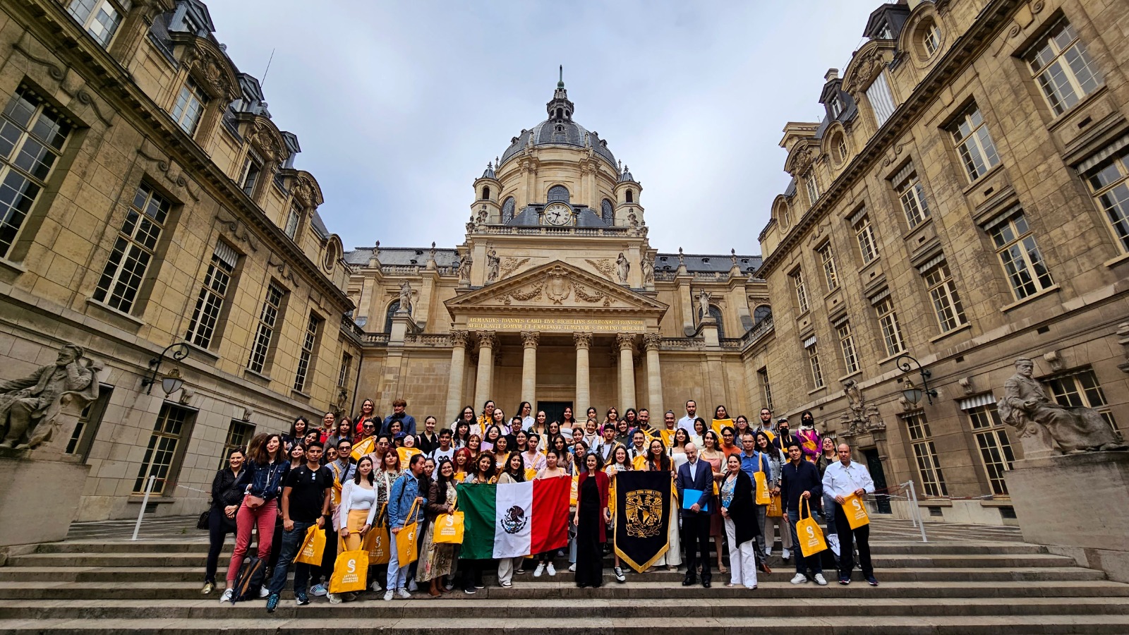 Esta iniciativa de la UNAM, en coordinación con Sorbonne Université, les permitirá fortalecer el conocimiento del idioma y la cultura francesa.