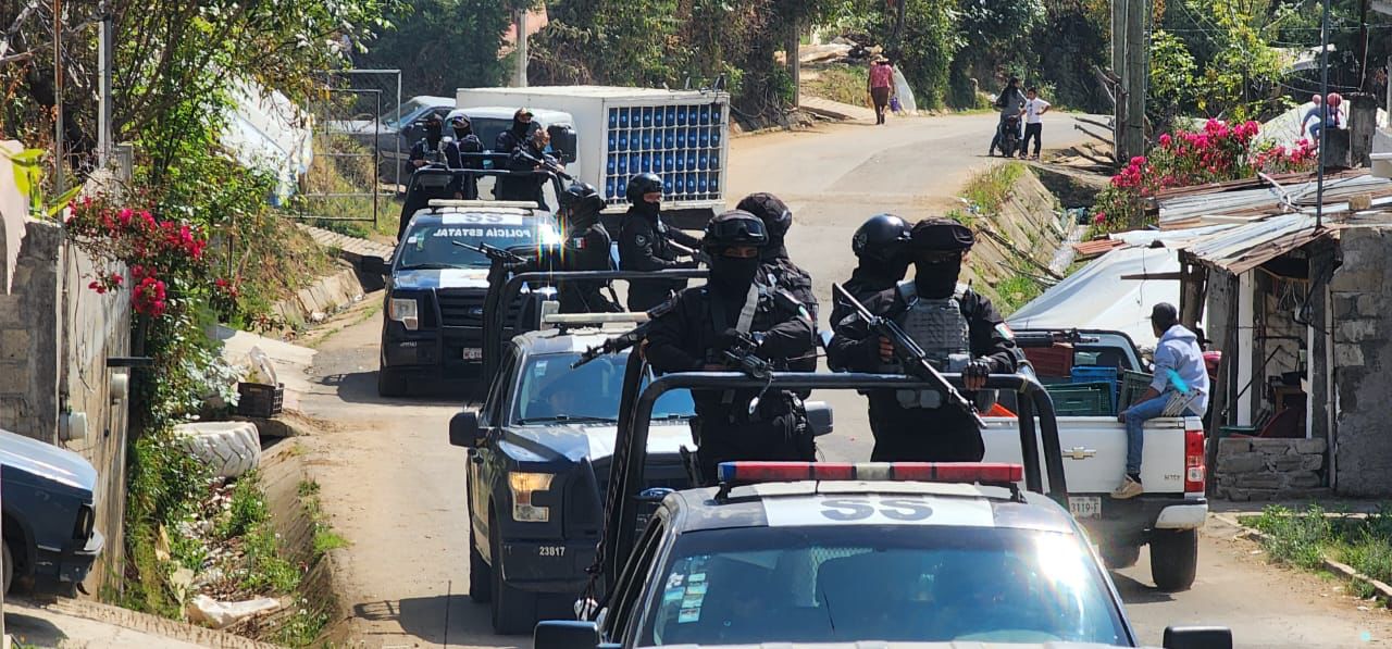 SSEM y policías municipales despliegan “Operativo Sur” en Coatepec Harinas