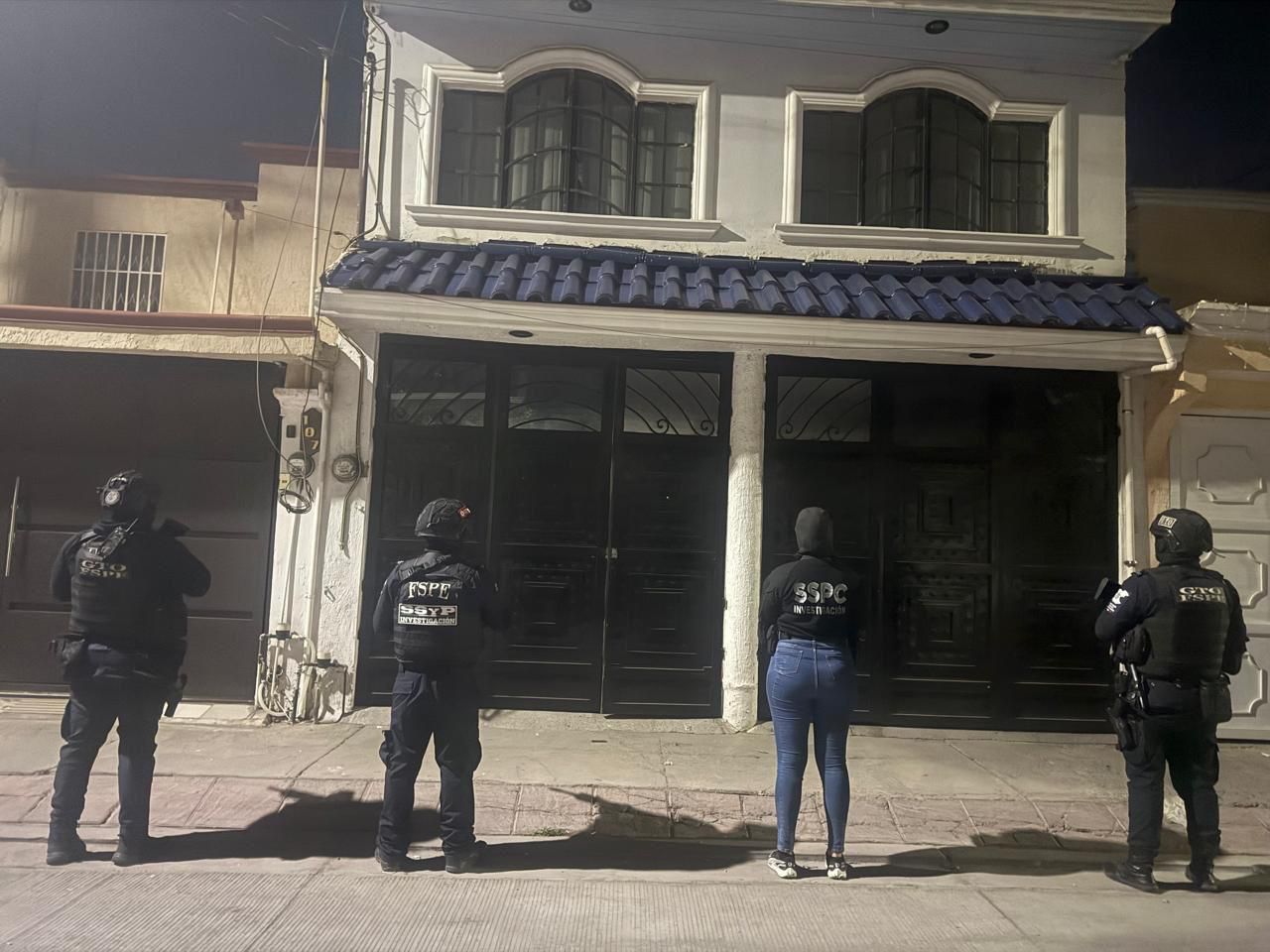 Desmantelan casas de seguridad en León: golpe a la delincuencia por parte de la Secretaría de Seguridad y Paz en coordinación con autoridades federales.