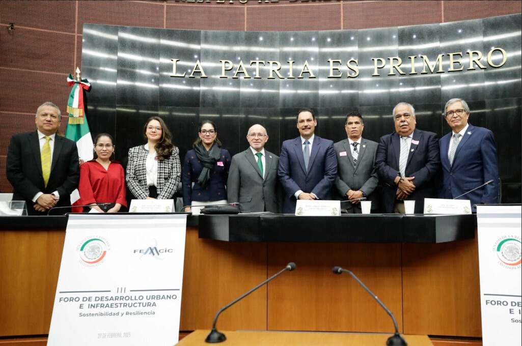 Realizan en el Senado III Foro de Desarrollo Urbano e Infraestructura con el Colegio de Ingenieros.