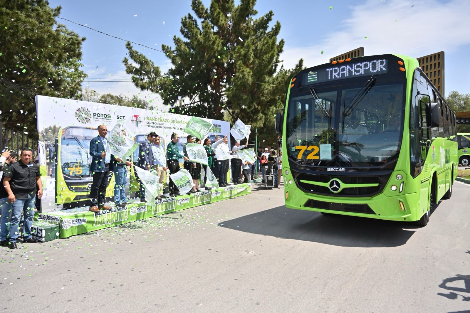 San Luis Potosí arranca con renovación de unidades de transporte público