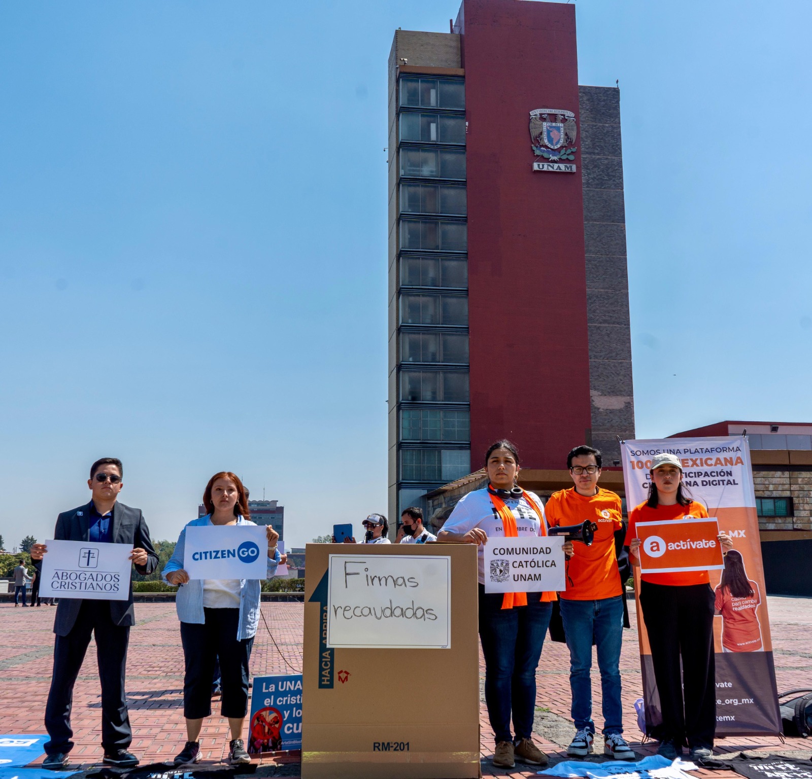 Actívate exhorta a la UNAM a garantizar espacios libres de discursos ofensivos.
