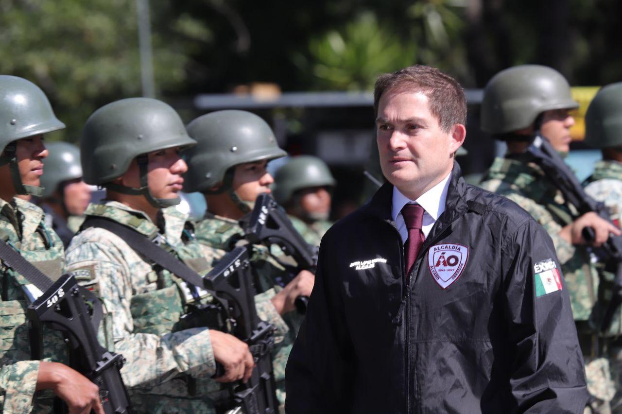 El alcalde Javier López Casarín encabeza el dispositivo que suma los esfuerzos de la Policía adscrita a ÁO, Guardia Nacional, Ejército y la SSC CDMX.