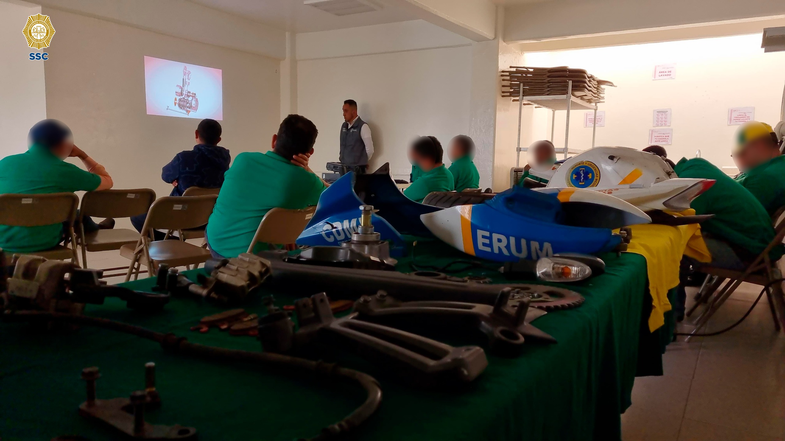 inició el curso de "Mecánica Básica de Motocicletas", para ofrecer oportunidades laborales a los sentenciados.