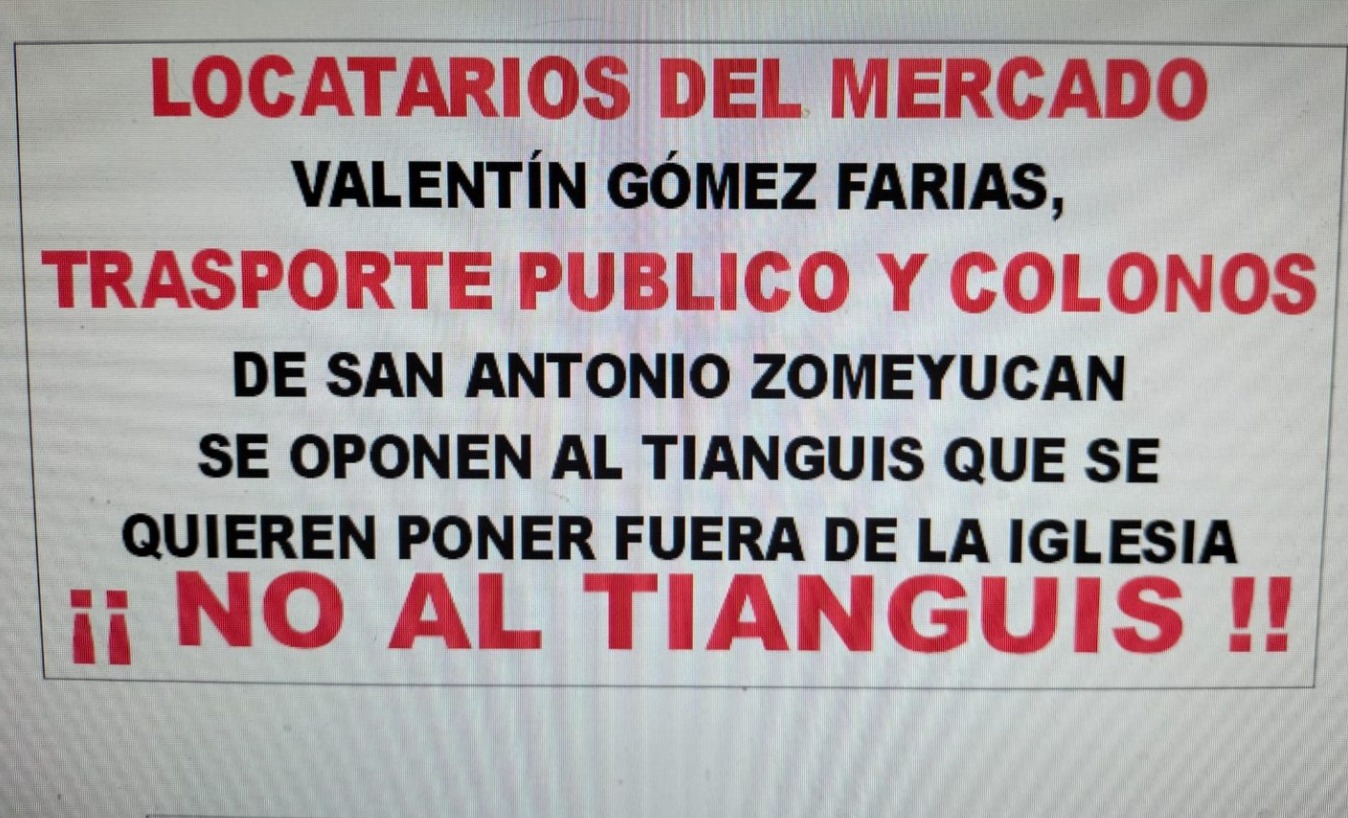 Conflicto en Naucalpan ante el reacomodo de comercio en vía pública por la construcción de Línea 3 de Mexicable y Tren Metropolitano.