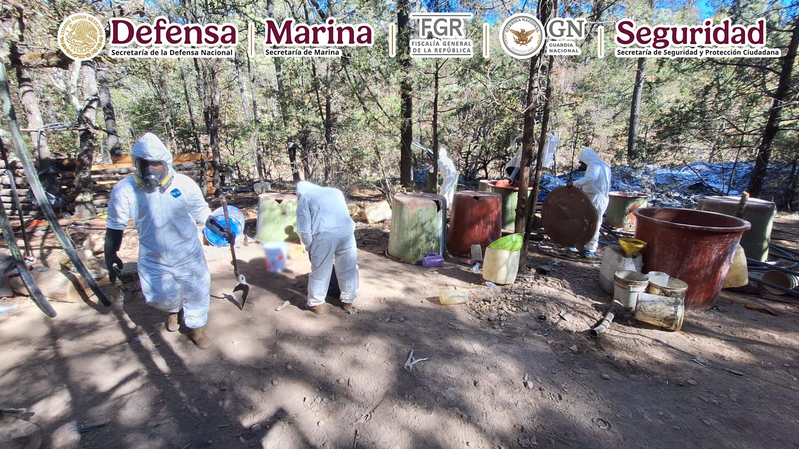 Con este aseguramiento se evitó la producción de más de 27 toneladas de metanfetamina, equivalente a cerca de 700 millones de dosis.