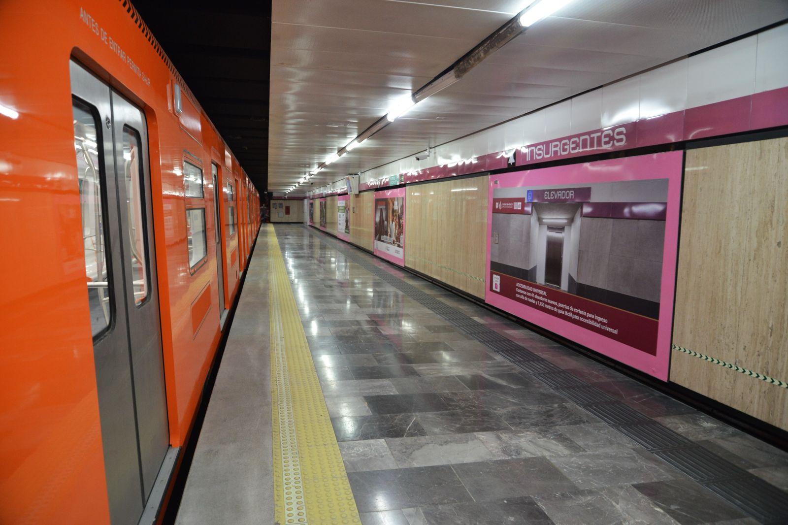 La renovada Línea 1 del Metro cuenta con accesos para personas con discapacidad en todas las estacines, al igual que cámaras de seguridad.