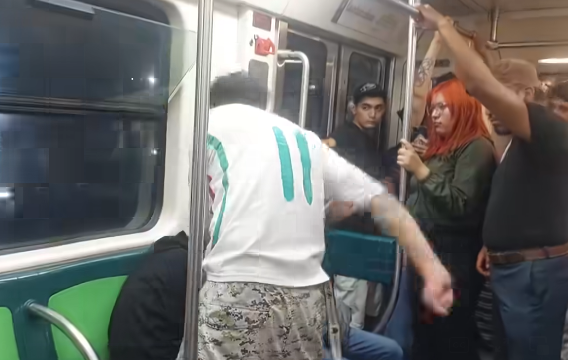 Golpíza en Metro Canal de San Juan