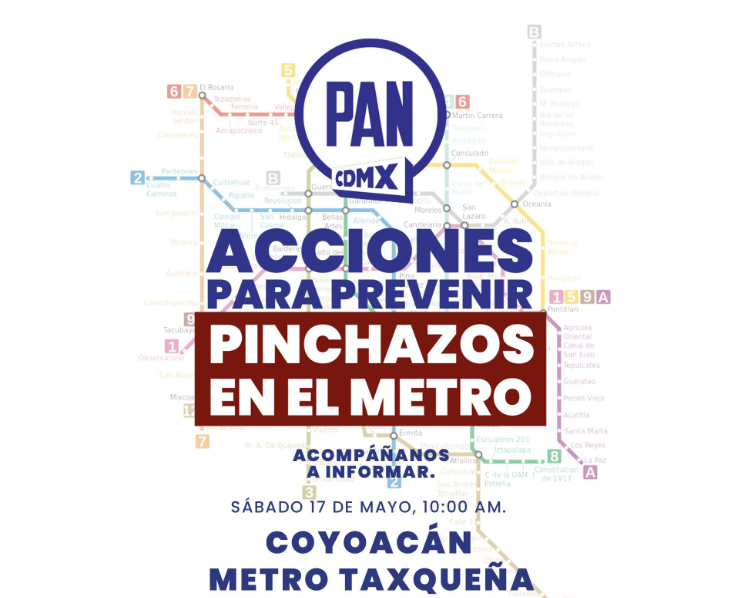Acciones PAN-CDMX ante pinchazos