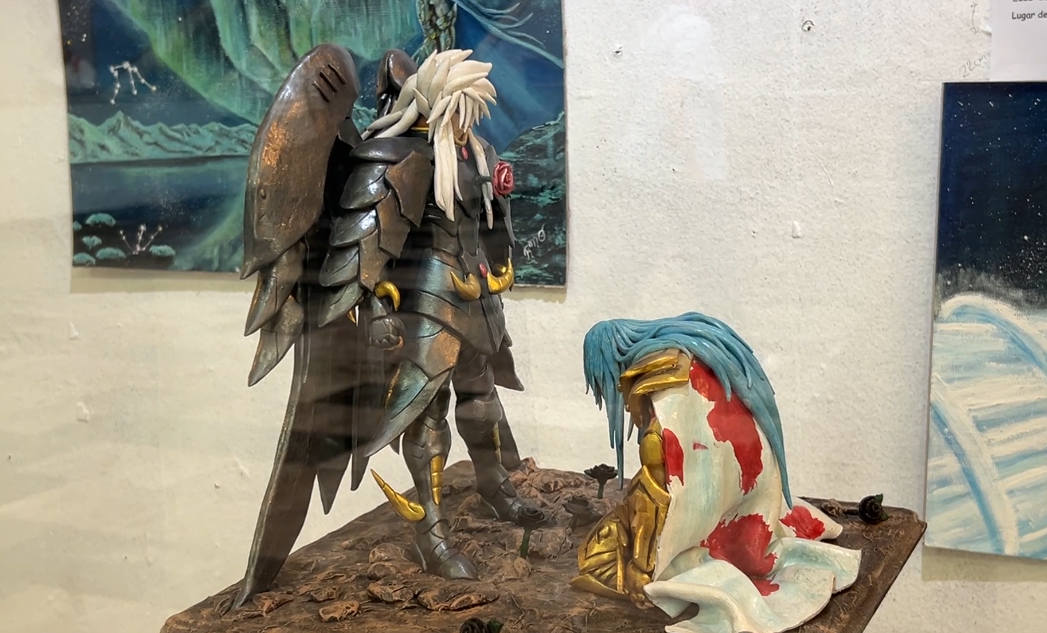 Caballeros del Zodiaco en Metro Chabacano