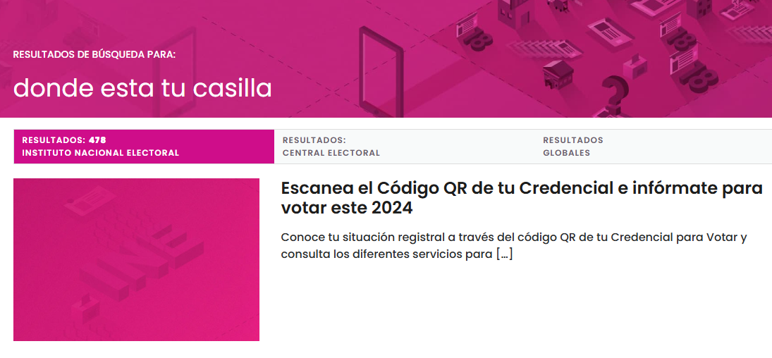 Consulta dónde está tu casilla