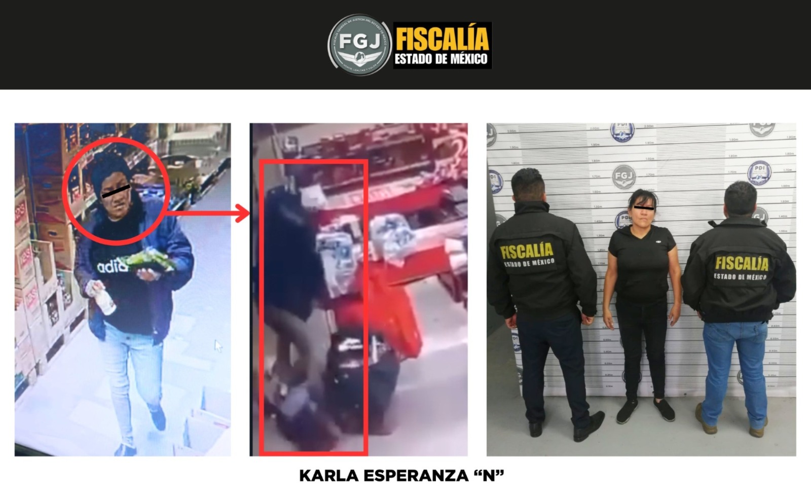 Detenida por robo y ataque a empeadas de supermecado