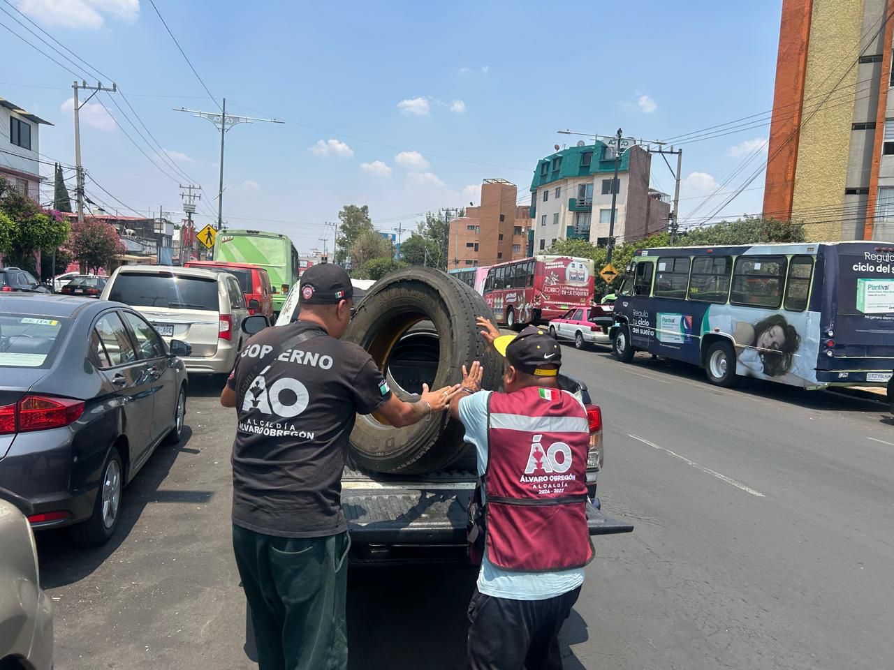 Libera vialidades Álvaro Obregón