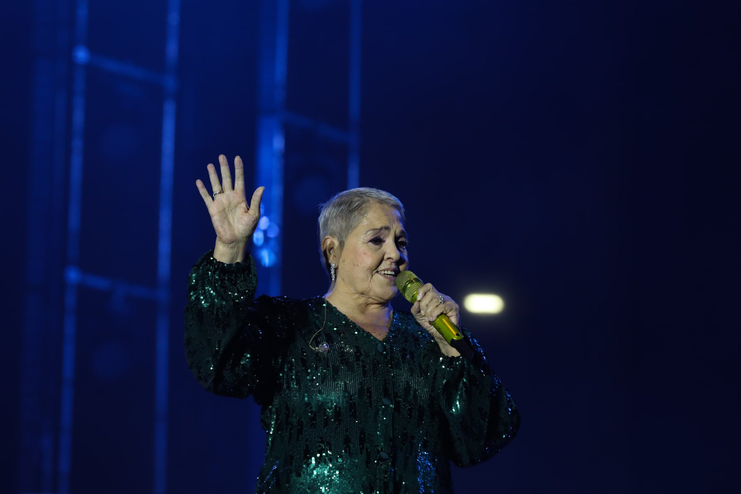 Lupita D Alessio en el Zócalo CDMX