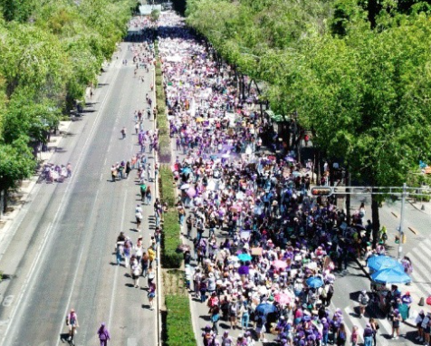 Marcha maestros Tlalpan