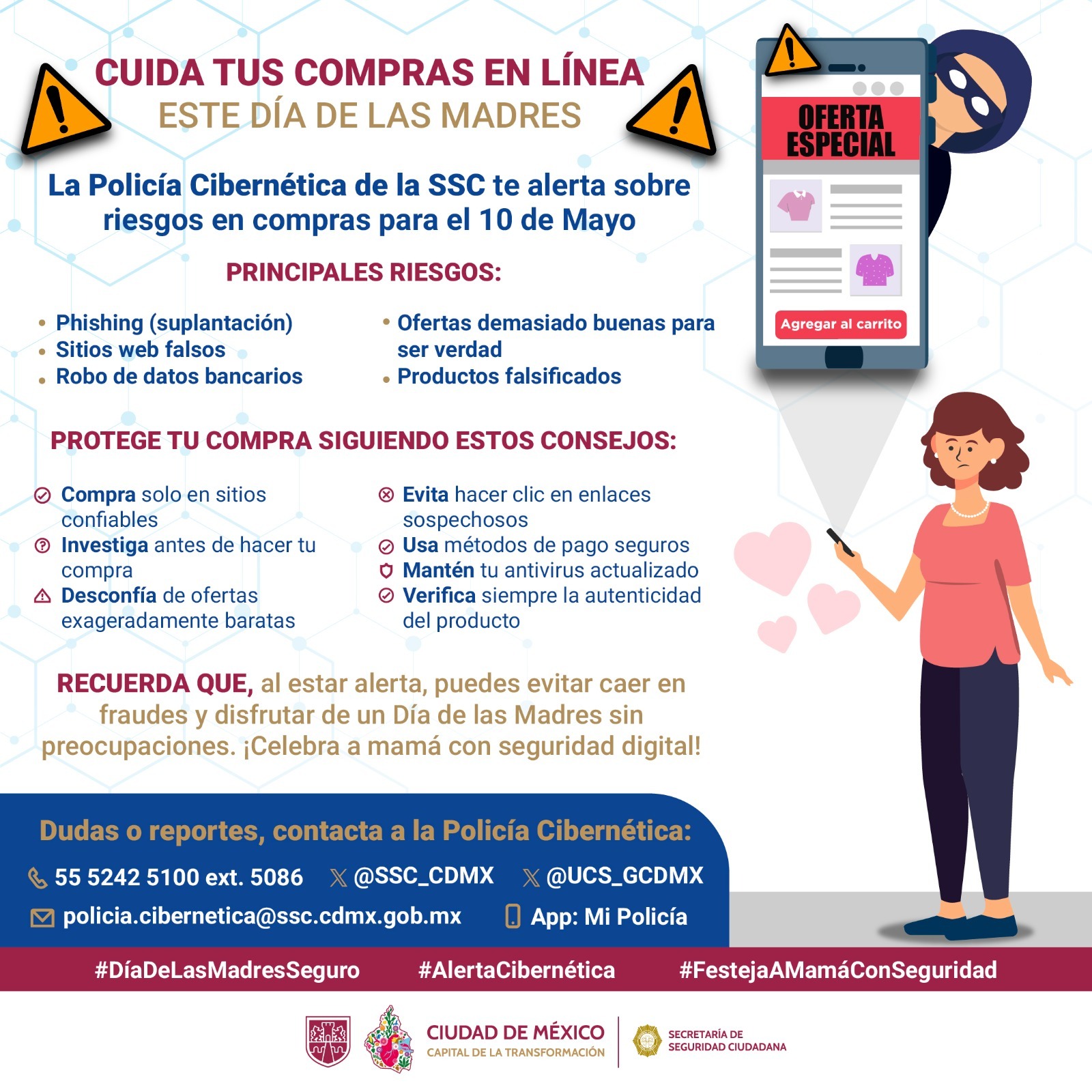 Rcomendaciones para evitar fraude en compra por internet