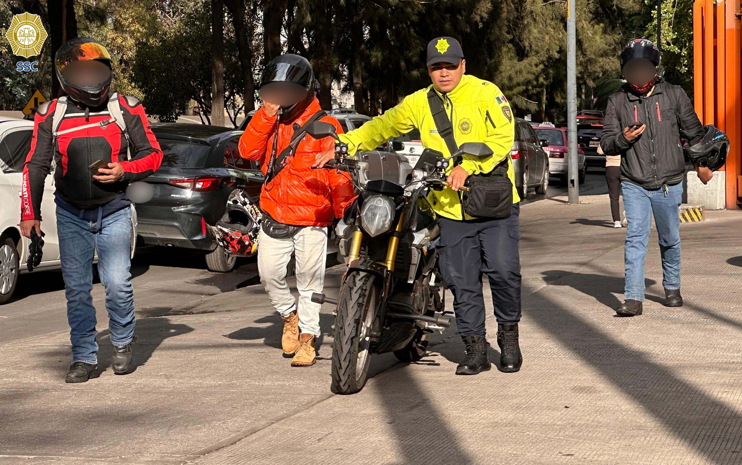 Recupera espacios y vialidades personal de Tránsito de la SSC en Cuauhtémoc