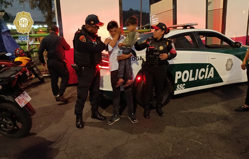 Recuperan a niño extraviado en indios Verdes