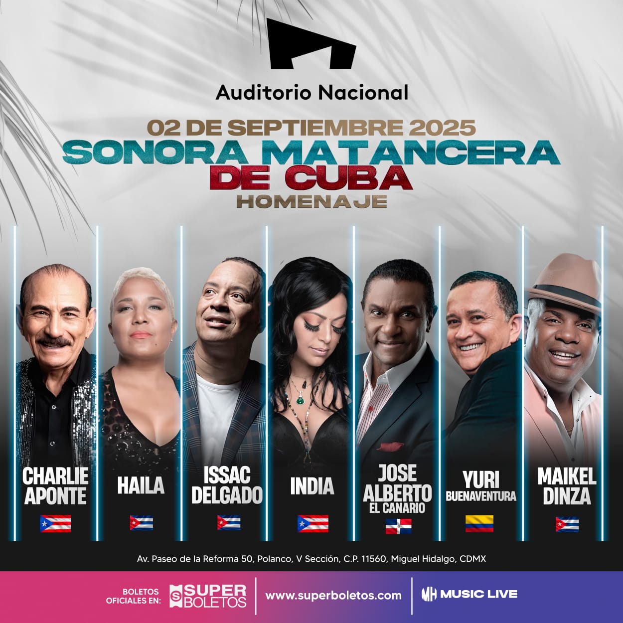 Invitados a los cien años de la Sonora Matancera