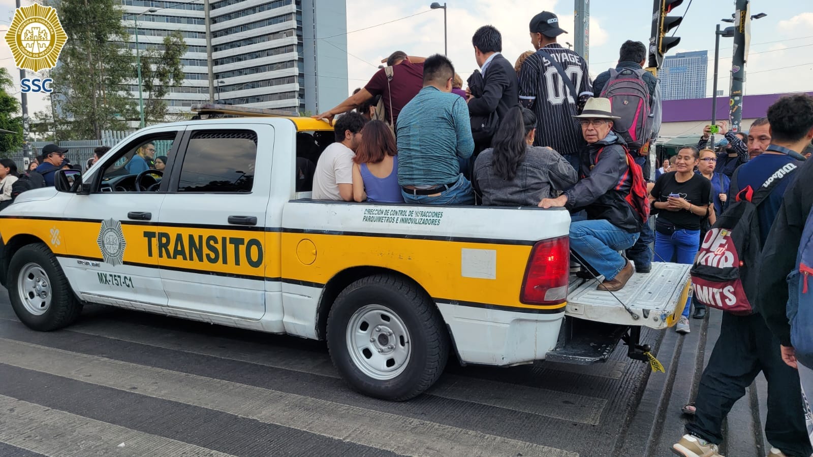 apoya SSC en traslado de pasajeros