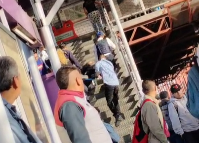 supuesto pinchado en Metro Acatitla
