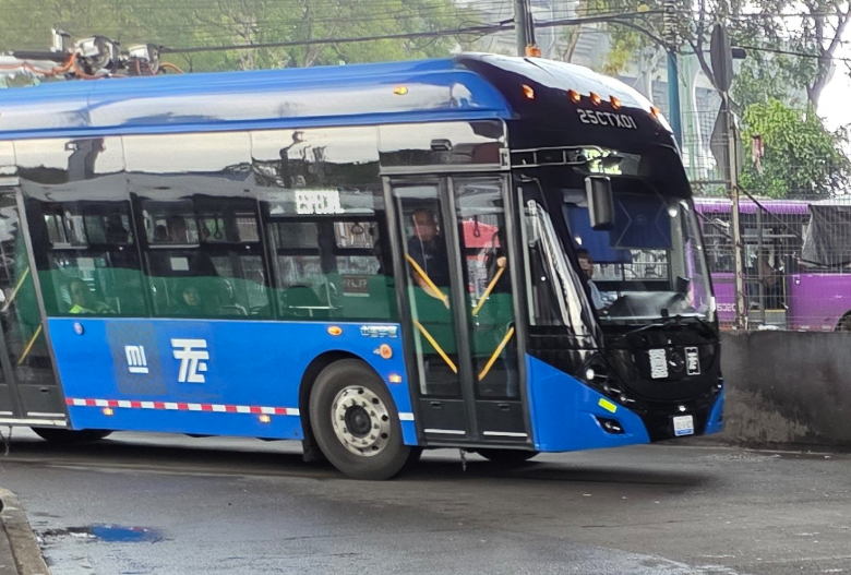 Ya se puede ver unidades de Trolebús en ruta CU