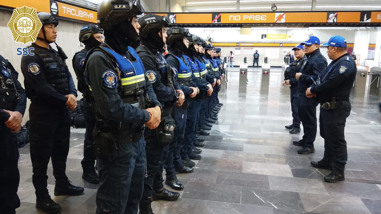 Mantiene seguridad en el Metro la SSC