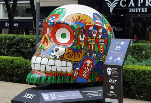 Los Maxicráneos monumentales llegan al parque ecológico Xochimilco