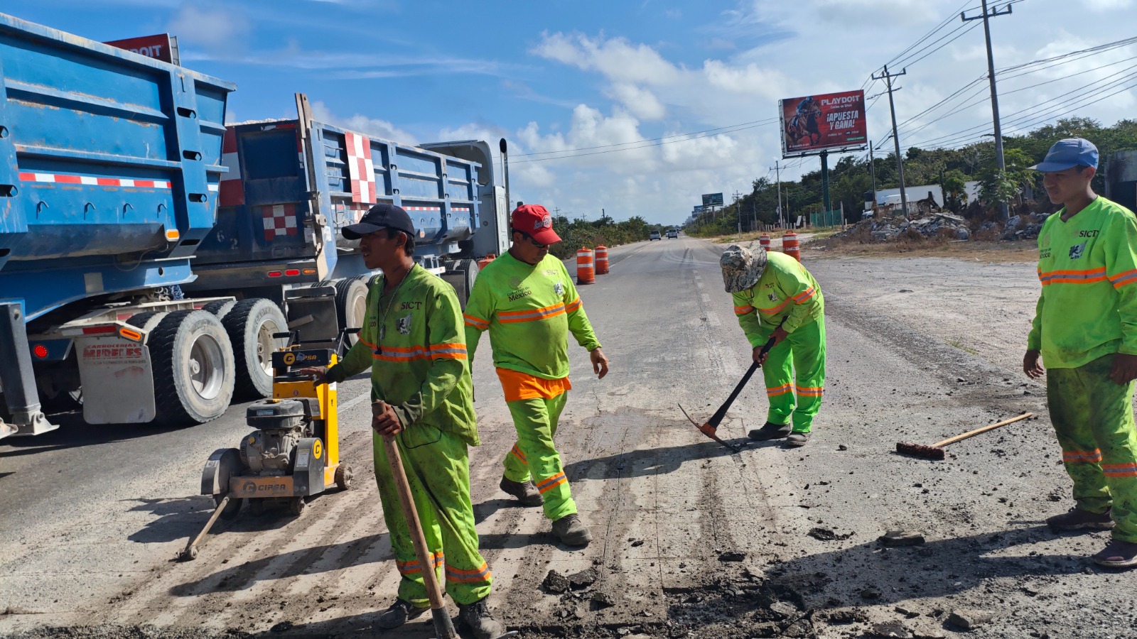 Se ha dado mantenimiento a más de seis mil Km en 2a etapa de Bachetón: SICT