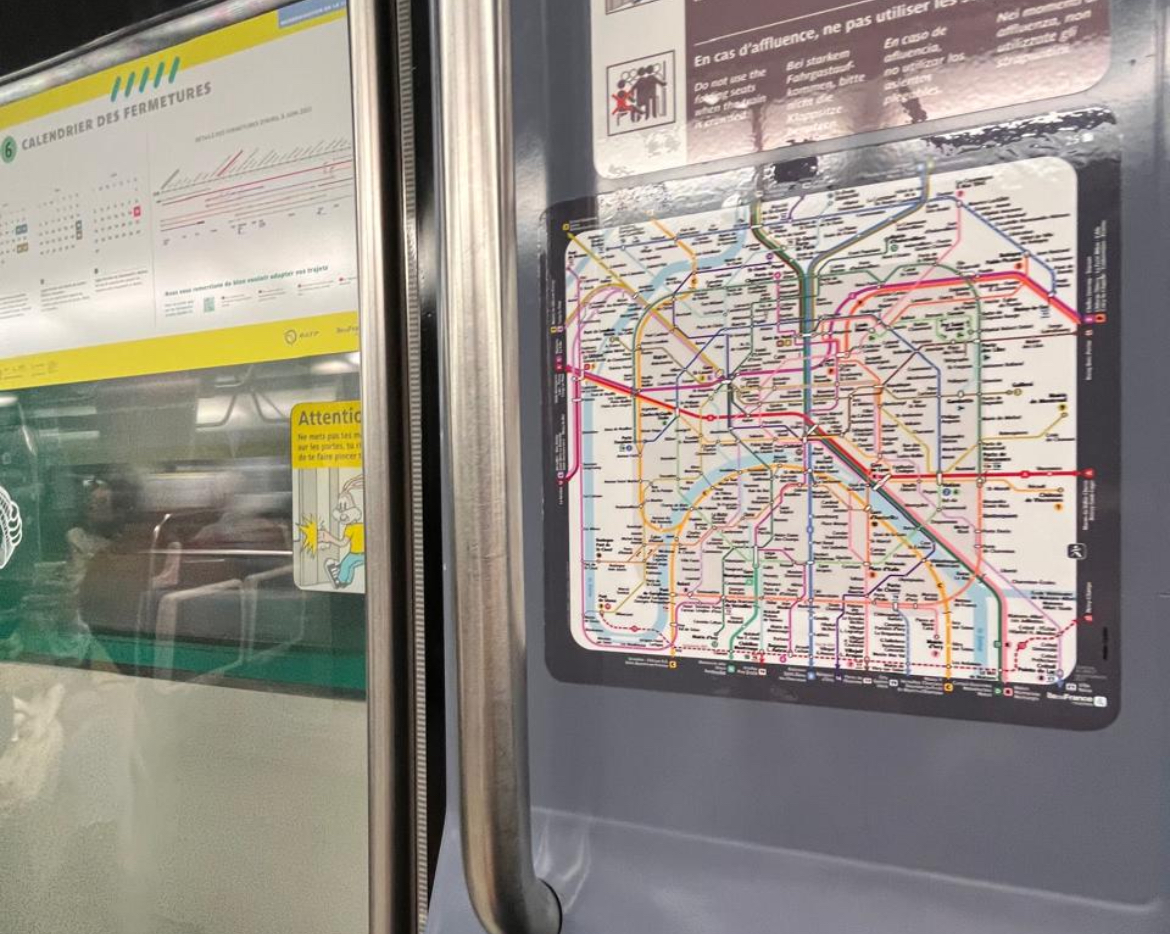 Metro en París