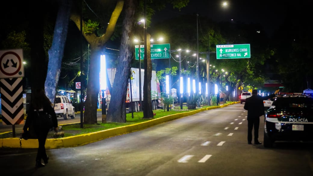 La movilidad es más segura en GAM con sendero iluminado
