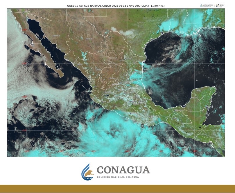 Reporta el SMN la formación de la Tormenta Tropical Dalila