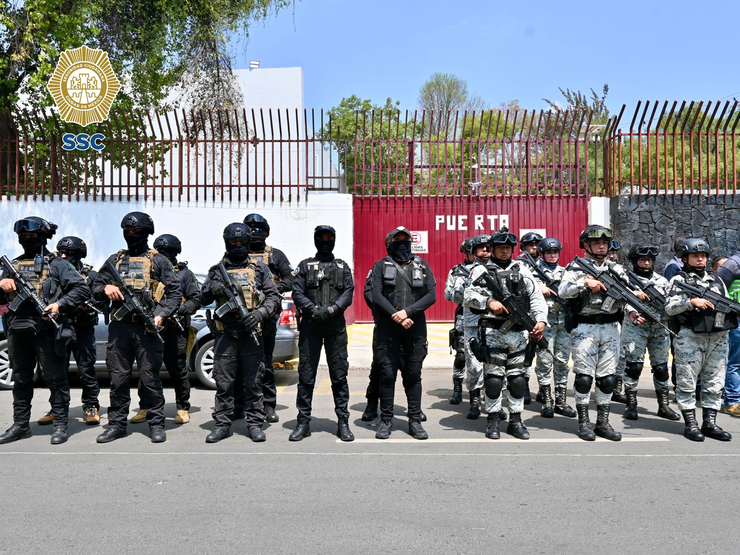 200 toneladas de autopártes en cinco cateos de la SSC