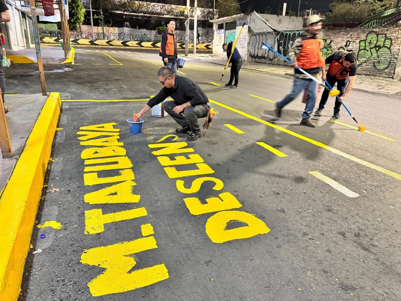 Personal del Metro y Mercado Tacubaya unen esfuerzos ante obras del transporte