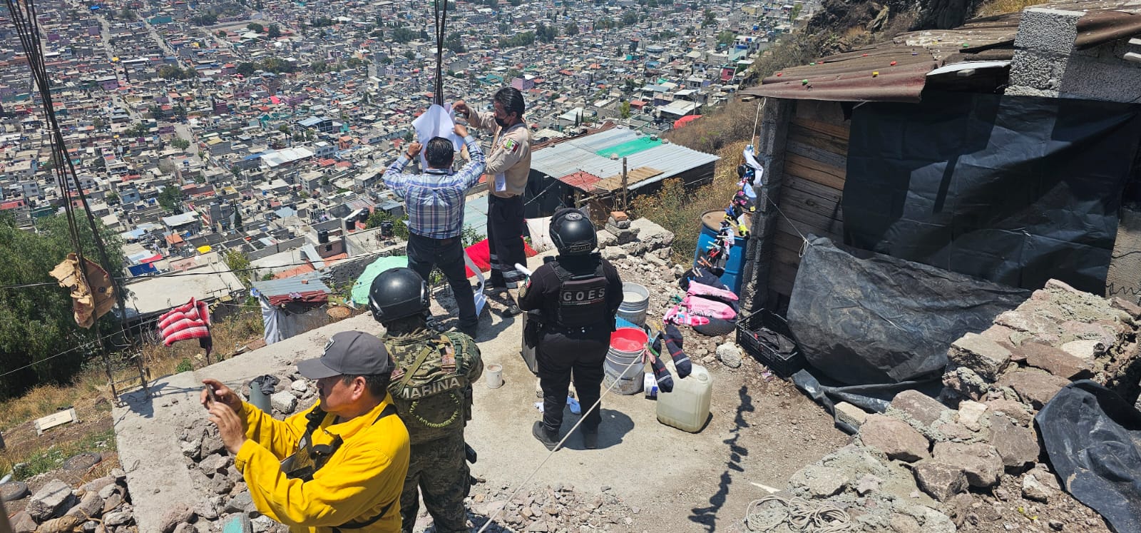 Gobiernos buscan frenar invasiones en Sierra de Guadalupe