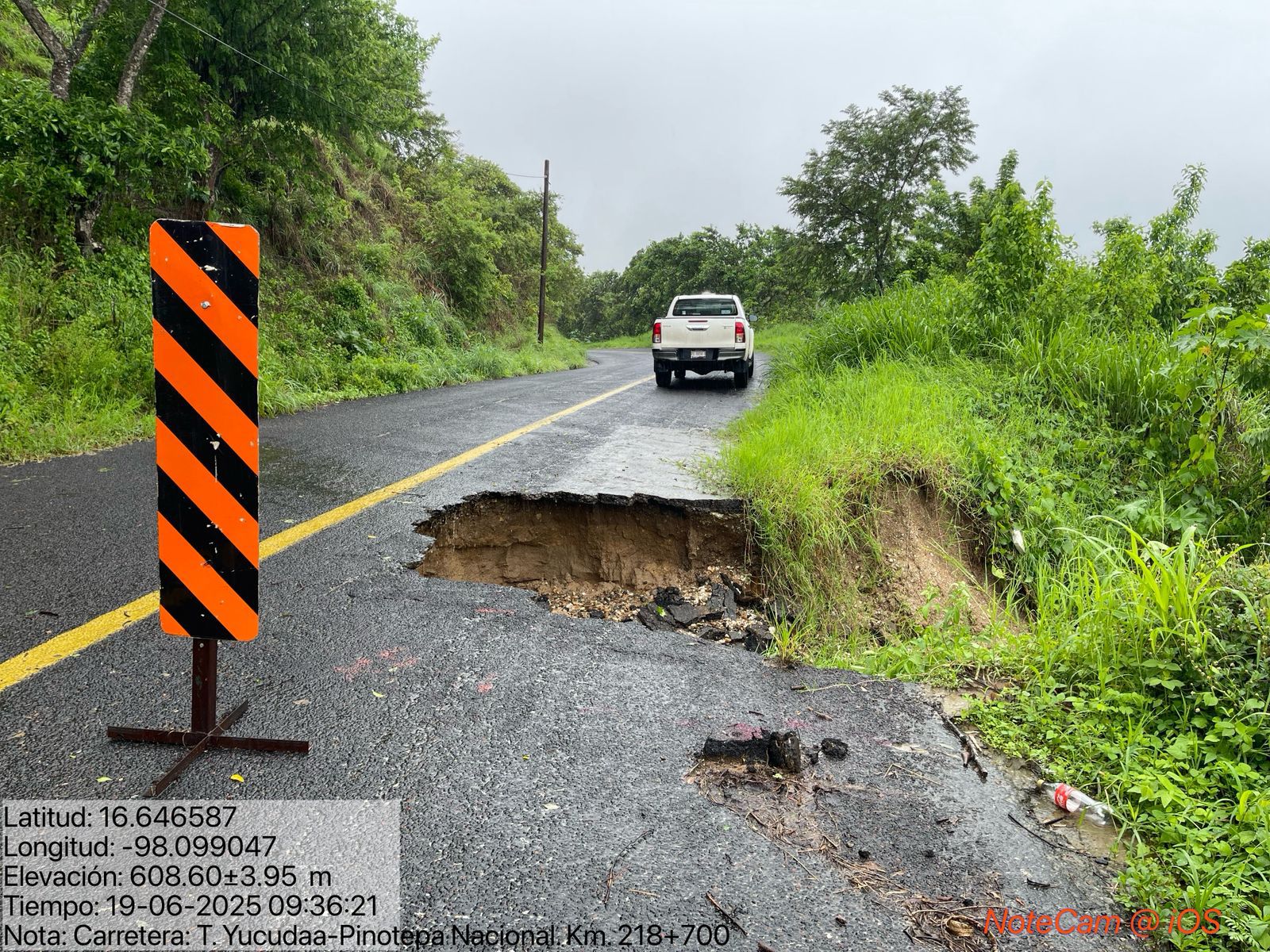 SICT atiende afectaciones por paso de Huracán Erick en Oaxaca y Guerrero