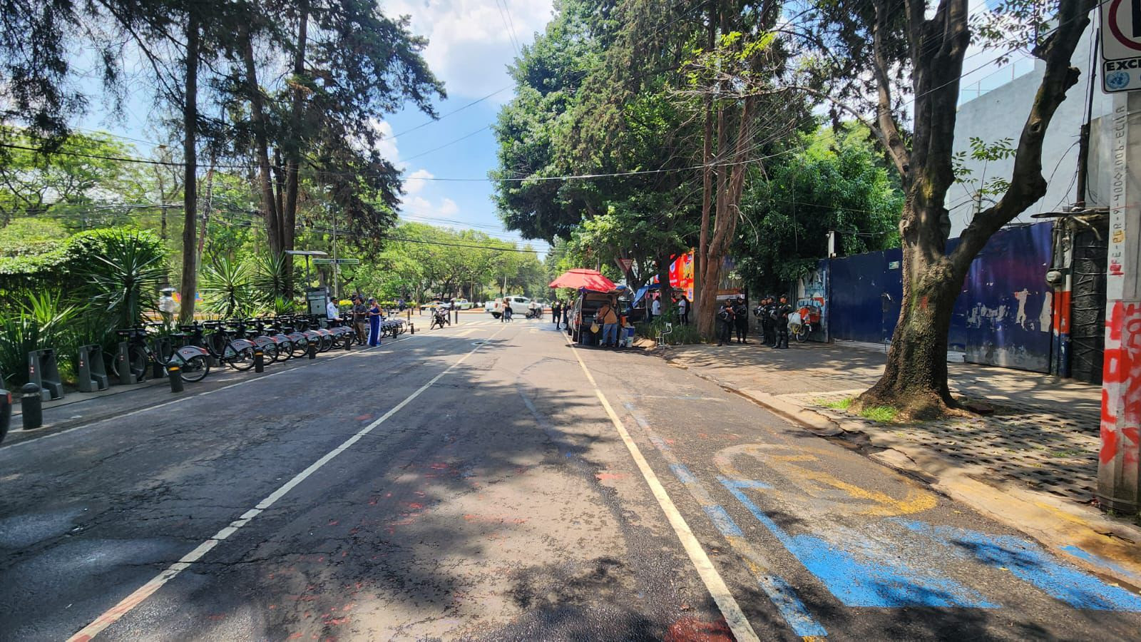 Hay paso libre en calle de Polanco donde se levantó campamento migrante