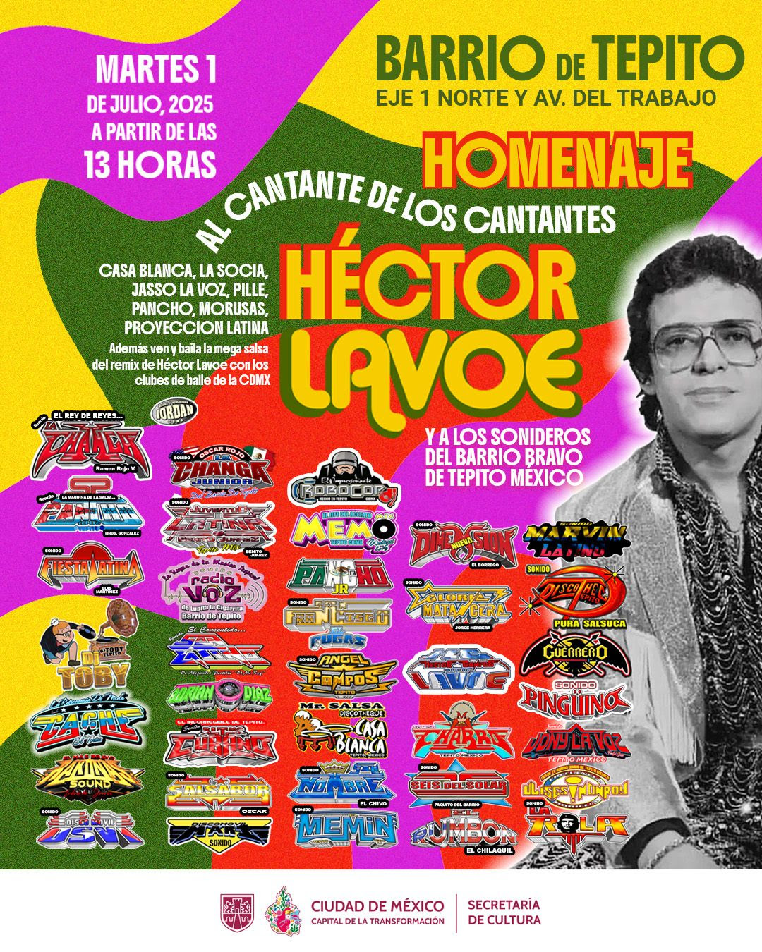Tepito se convertirá en enorme pista de baile sonidero el 1 de julio