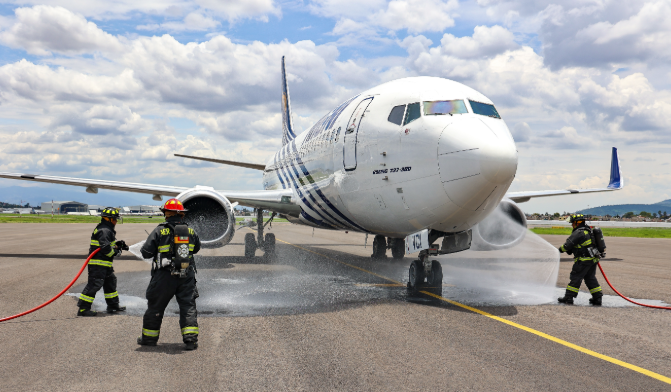 Un exito ejercicio para revisar plan de emergencia del AICM