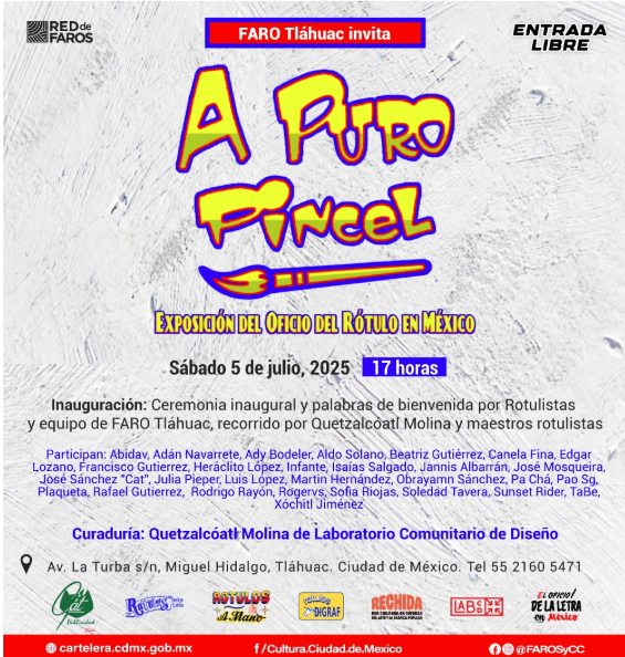 La exposición A Puro Pincel documenta y celebra el oficio del rótulo tradicional
