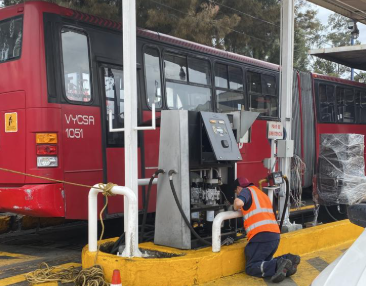 Automatiza carga del combustible Grupo CISA para el Metrobús