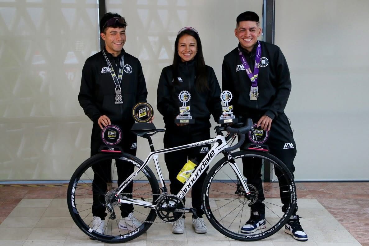 Ciclistas de la UAM ganan 1o y 2o lugar en etapa oficial del Tour de France en México