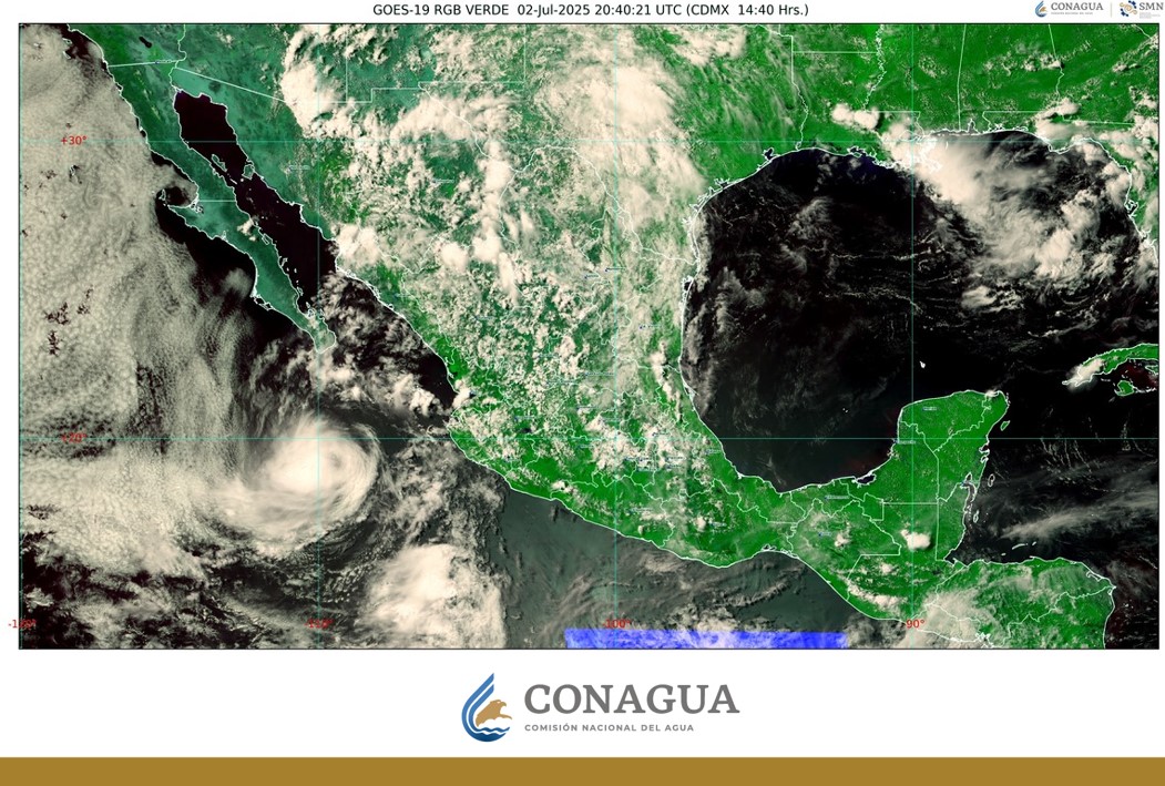 Se aleja el huracán Fossie de las costas mexicanas