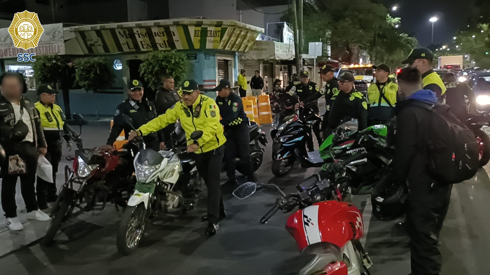 SSC implementa “Operativo Salvando Vidas” para conductores de moto