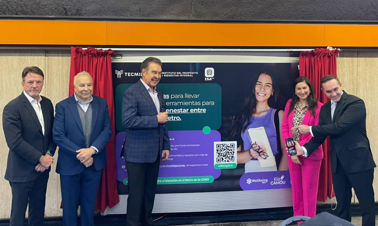 Lanzan campaña “Bienestar/Wellbeing 360” el Metro y organismos internacionales