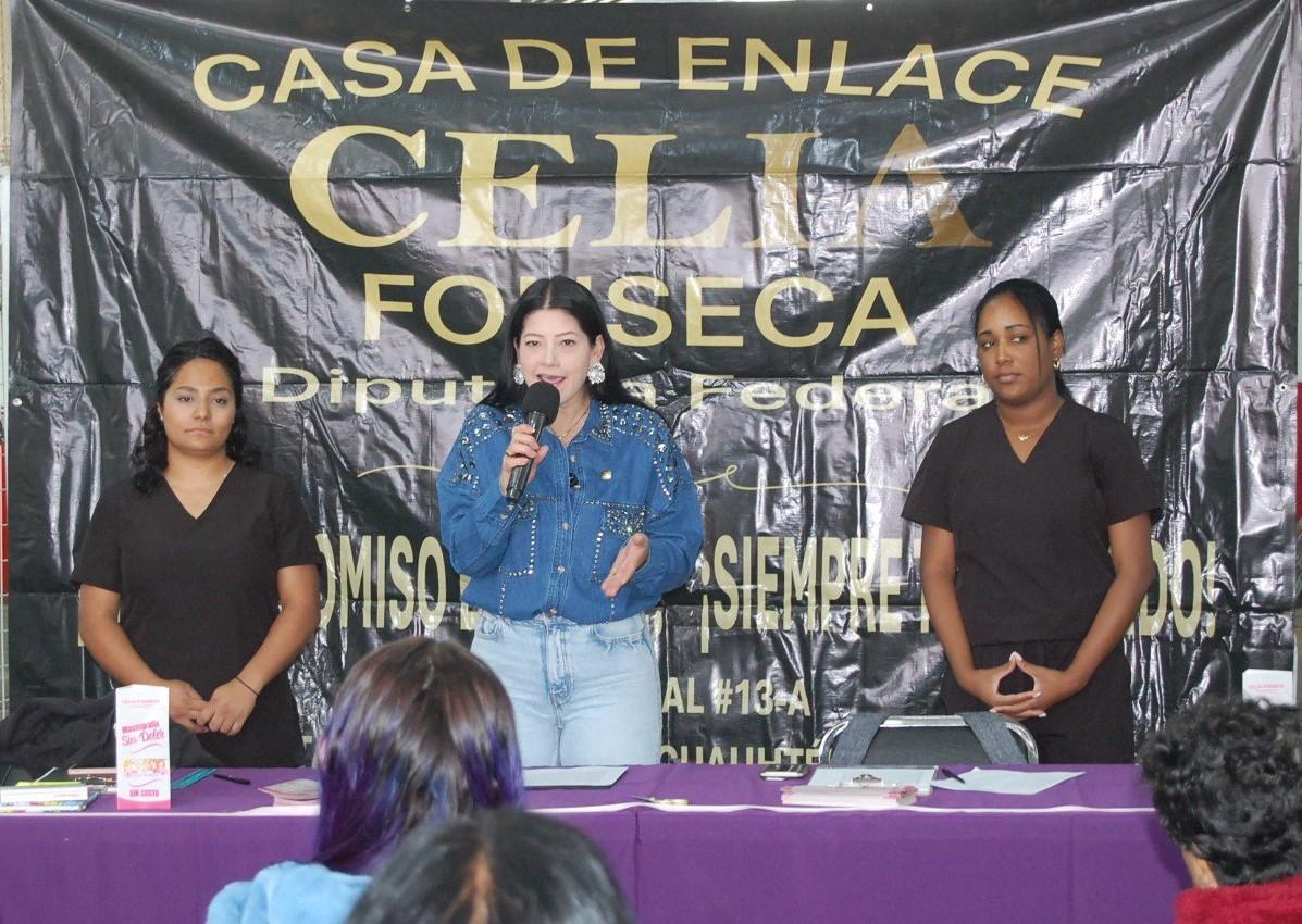 Celia Fonseca, y presenta iniciativa de salud visual