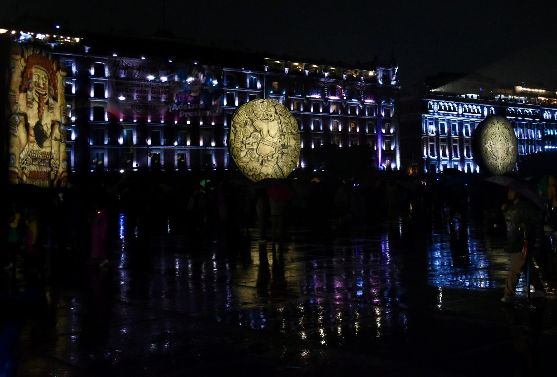 Videomapping que narra la migración de Aztlán se va
