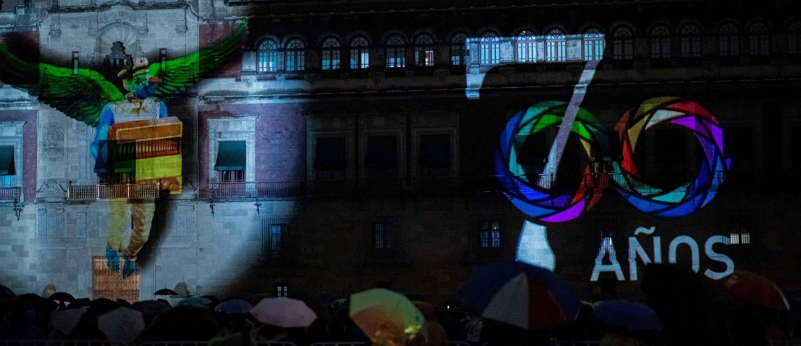 Cspectáculo de videomapping “Memoria Luminosa por Tenochtitlan 700 años