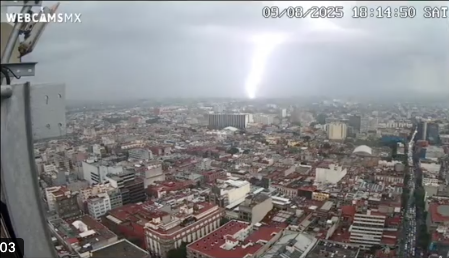 Aguacero y rayo ocasionaron desalojo del cablebús