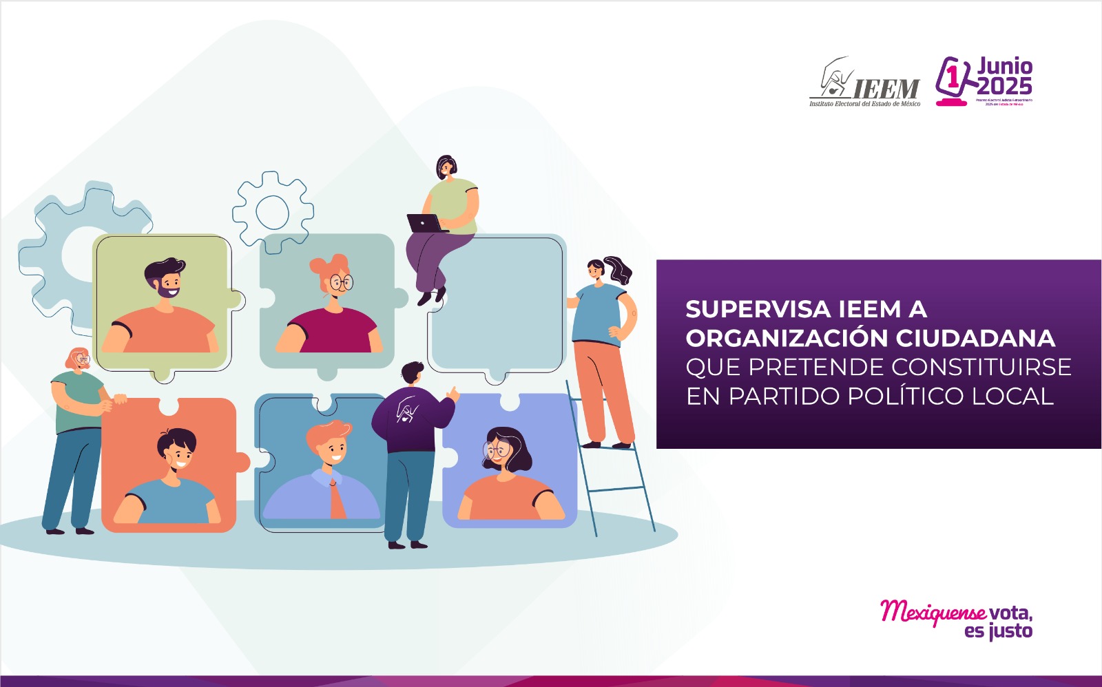 Supervisa IEEM a organizaciones que buscan ser partidos políticos